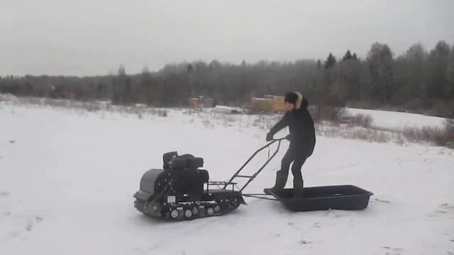 Накатывание лыжной трассы на мотособаке смотреть онлайн