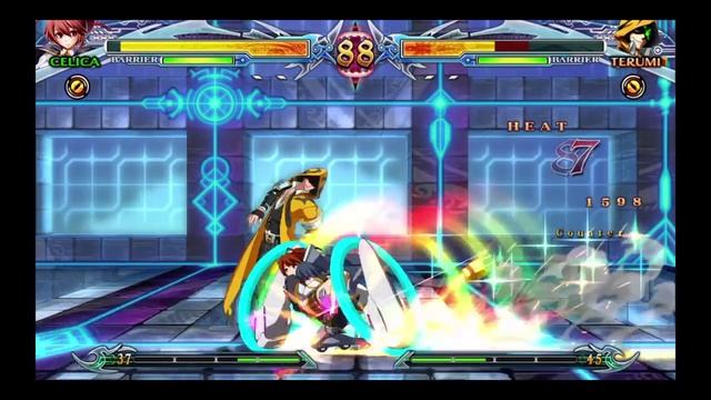 Celica VS Terumi - BlazBlue Chrono Phantasma EXTEND [PS4] смотреть онлайн