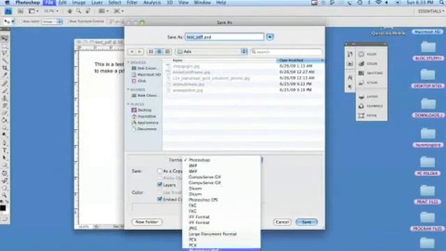 How to Create a PDF File With Adobe Photoshop смотреть онлайн