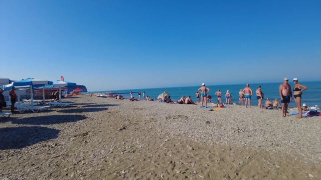ДИВНОМОРСКОЕ - ПЛЯЖНАЯ ЖИЗНЬ .🌞⛱😎#дивноморское#дивноморск смотреть онлайн