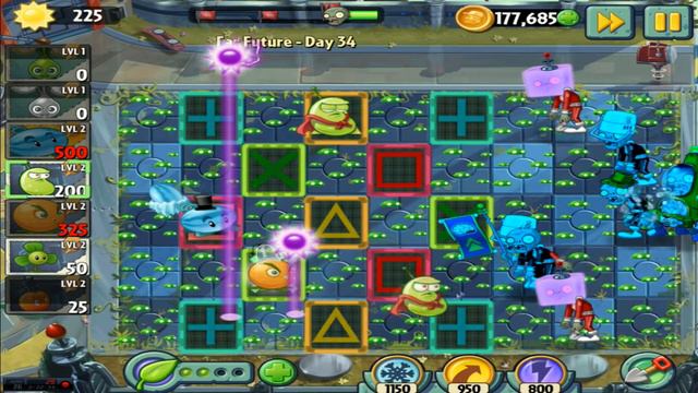 Plants vs Zombies 2 новые уровни Far Future Days 34 смотреть онлайн