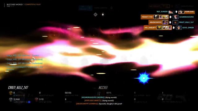 OVERWATCH COMPETETIVE CARRIED MY TEAM AS DPS смотреть онлайн