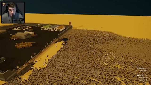 Building and Defending a Fortress vs 250,000 Zombies! (Swarmz Gameplay #1) смотреть онлайн