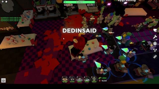 Проходим Pizza Party с Андреем в Tower Defence Simulator смотреть онлайн