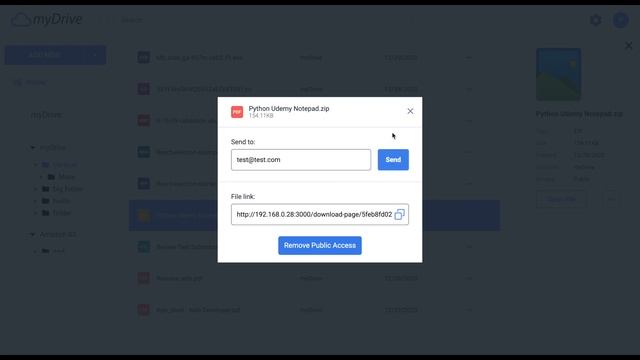 MyDrive - Open source cloud storage (Node.js, React, Typescript, MongoDB, Amazon S3) смотреть онлайн