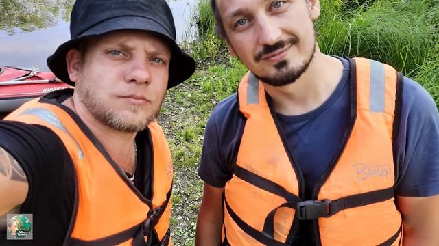 Водный поход из с.Ширяево в Каменное озеро по красивейшей протоке! Байдарка Варзуга 2. смотреть онлайн