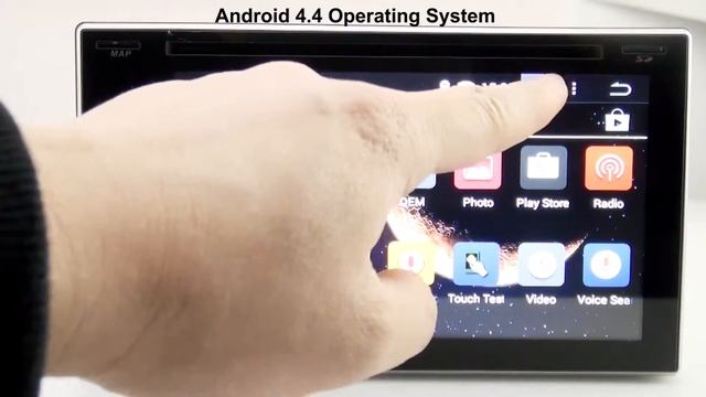 2 DIN Android 4.4 Touch Screen Car DVD System 'Road Rock' смотреть онлайн
