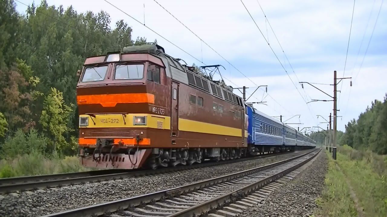 ЧС4Т-272 с поездом №64 Минск - Новосибирск смотреть онлайн