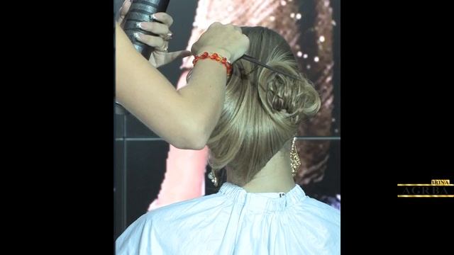 Коктейльная - вечерняя прическа. смотреть онлайн