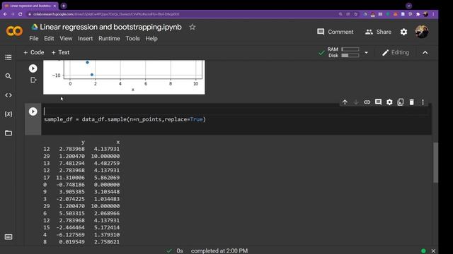 3 Linear regression and bootstrapping смотреть онлайн