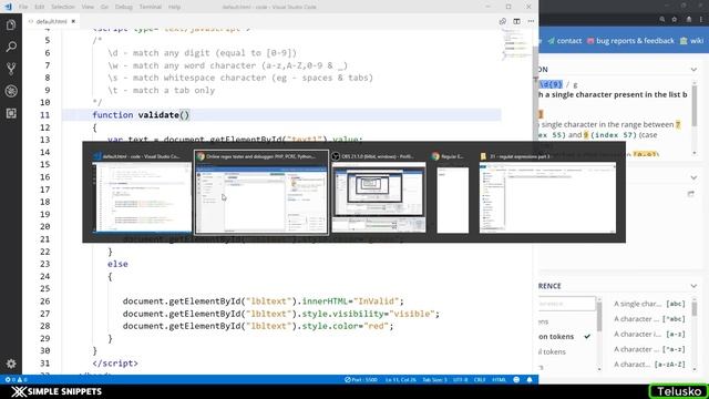 #30 Mobile Number Validation in JavaScript using Regular Expression смотреть онлайн