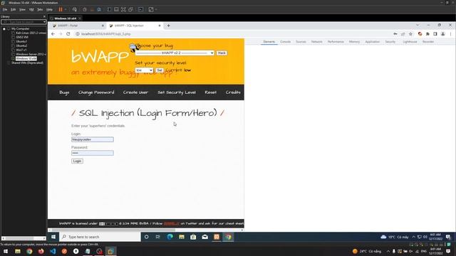Demo Nhiệm vụ 12 Bài thực hành 5 | SQL Injection (Login From/Hero) low | bWAPP | Hiếu Joyce смотреть онлайн