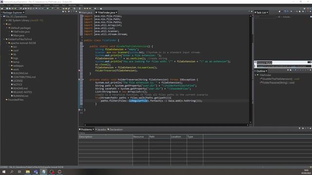 Java File I/O Search the file and copy into new location. смотреть онлайн