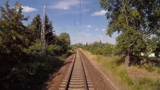 Führerstandsmitfahrt RE15 Dresden-Hoyerswerda