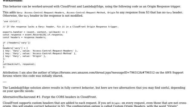 Chrome S3 Cloudfront: No 'Access-Control-Allow-Origin' header on initial XHR request смотреть онлайн