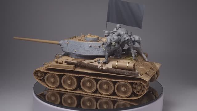 T-34-85 TANK DESANT - Part 1 - 1/35 RFM  Model Building