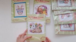 16. Мои запасы наборов для вышивки.♥ 60 наборов и процессов. ? Вышивка крестиком.