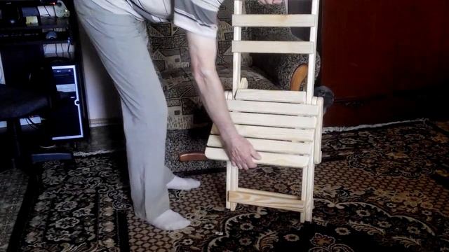 Стул-трансформер со спинкой. смотреть онлайн