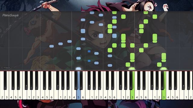 GURENGE - KIMETSU NO YAIBA OPENING | LISA [PIANO COVER] смотреть онлайн