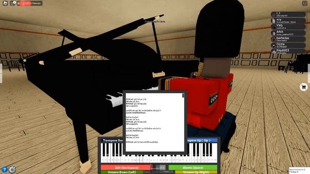 ROBLOX PIANO - Fur Elise by Beethoven (SHEET IN DESC) смотреть онлайн