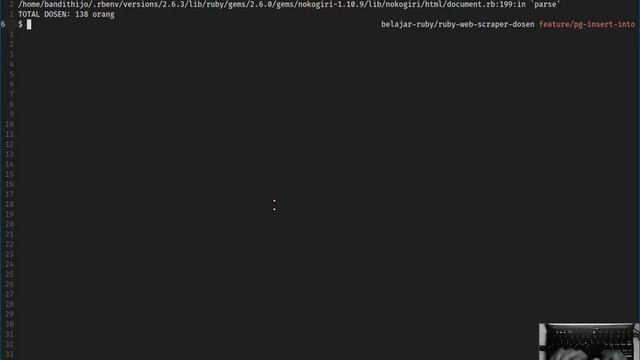 [20/06/15] Belajar Membuat Web Scraper dengan Ruby bagian 01 (INSERT INTO) смотреть онлайн