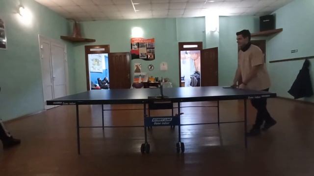 Настольный теннис - вторая ракетка Мордовии( слева ) против первой ракетки Москвы( справа ) смотреть онлайн