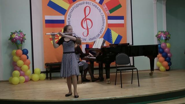 W. A. Mozart "Turkish March" (Rondo alla Turca) with Anastasia Riasanow and Valja Grechikhina смотреть онлайн