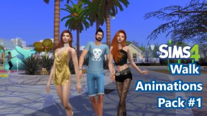 Sims 4 Walking Animatons Pack #1 - Download