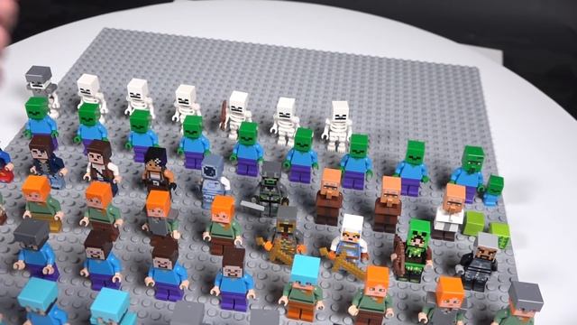 LEGO Майнкрафт минифигурки коллекция лего смотреть онлайн