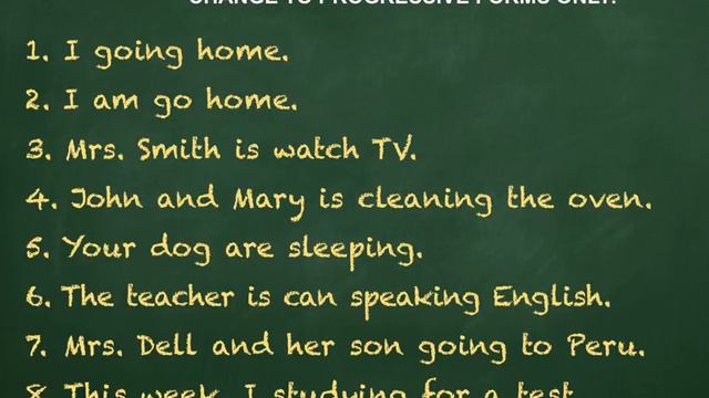Present Tenses Part 1-A Progressive – Grammar Check смотреть онлайн
