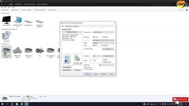 Epson L121 Power Ink Flushing Tutorial