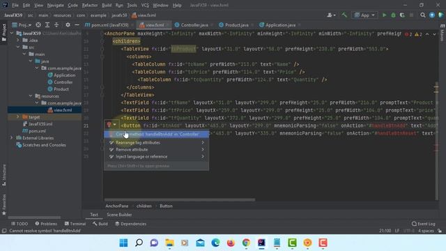 JavaFX 15 Tutorial 60 - TableView 2-4 смотреть онлайн