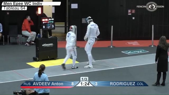 FE M E Individual Heidenheim WC 2016 T64 30 yellow RODRIGUEZ COL vs AVDEEV RUS смотреть онлайн
