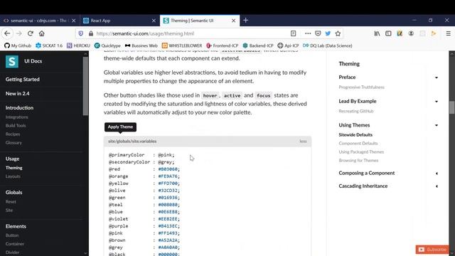 Belajar React | Templating dengan Semantic UI смотреть онлайн