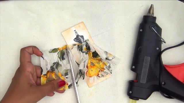 DECOUPAGE ON FABRIC || SIMPLE SEWING GIFTS || TRANSFER IMAGES ON FABRIC || FABRIC TAGS смотреть онлайн