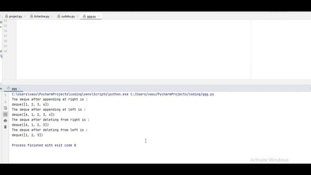 # Intermediate Python Tutorial|Deque in python(TELUGU) |Deque Datastructure|Coding Tricks by sweth смотреть онлайн