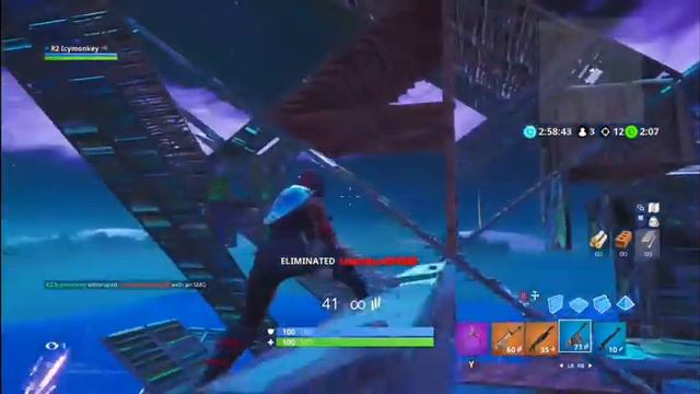 Fortnite vs viewers (R2 Snoweybrick and zomby burger) смотреть онлайн