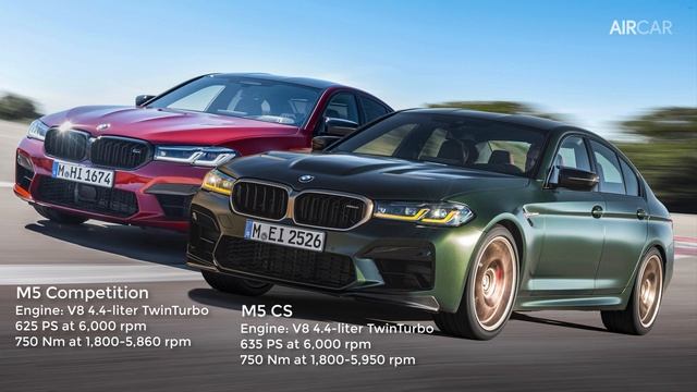 BMW M5 CS Vs M5 Competition | See The Differences | Design & Specs