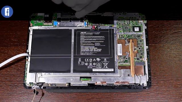 Asus TransformerBook T300 Disassembly And Battery Replace, как разобрать и поменять батарею ноутбук