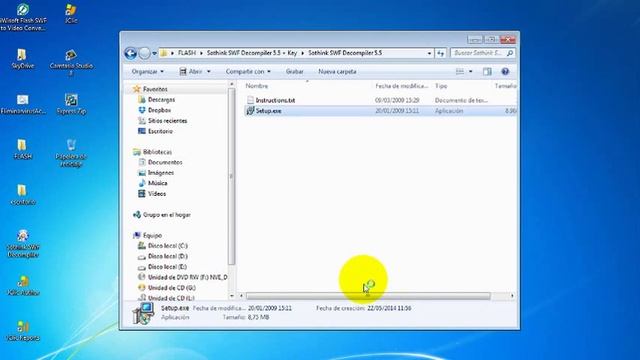 Instalacion Sothink SWF Decompiler Key