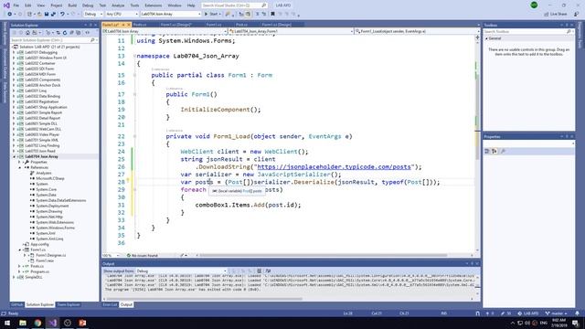 Lab0704 02 Find in Json смотреть онлайн