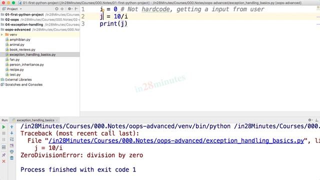 video13 3 Step 03 Basics of Error Handling try except смотреть онлайн