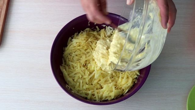 Картофельная запеканка из тертого картофеля смотреть онлайн