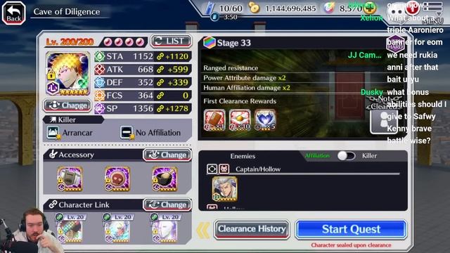 MAY SENKAIMON STREAM! CAVE OF DILLIGENCE SPEED RUN! Bleach: Brave Souls! смотреть онлайн