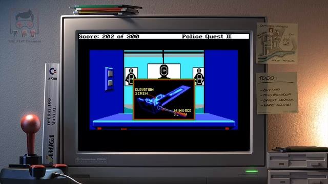 Police Quest II: The Vengeance - Commodore Amiga 500 Gameplay Demo смотреть онлайн