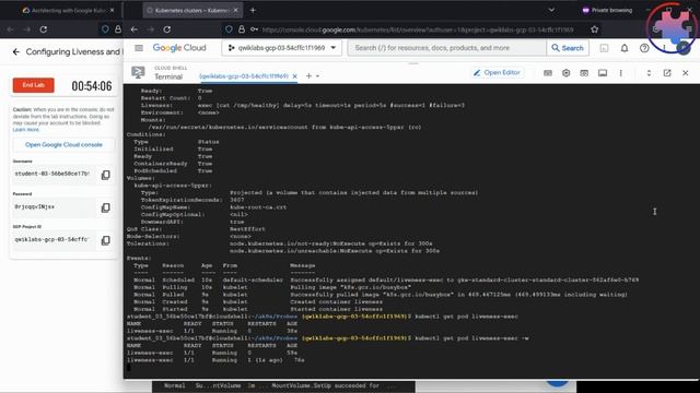 Configuring Liveness and Readiness Probes (Qwiklabs Walkthrough) смотреть онлайн
