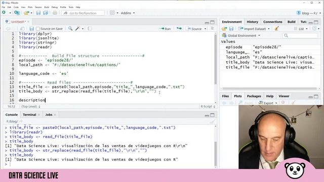 Data Science Live - Creating JSON API request with R смотреть онлайн