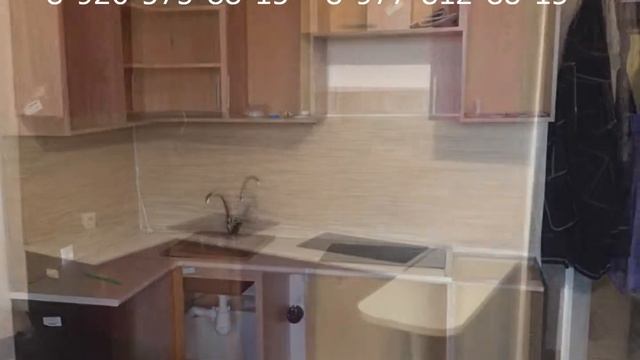 Кухня угловая маленькая на заказ в студию (пригород Лесное) смотреть онлайн