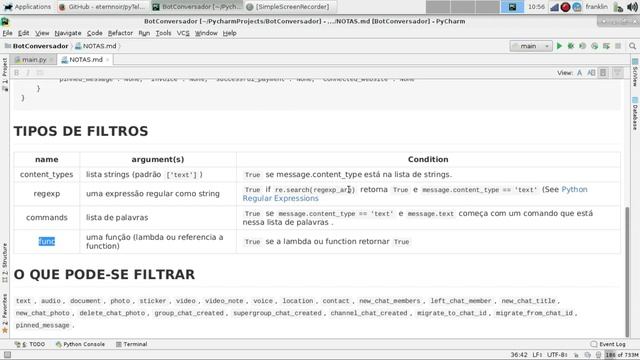 Dissecando objeto mensagem BOT Telegram usando Python #AULA-02 смотреть онлайн