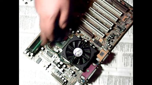 Ремонт материнской платы ACORP 6A815E1/EP1 смотреть онлайн